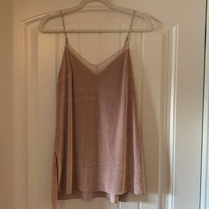 Anthropologie Velvet Cami